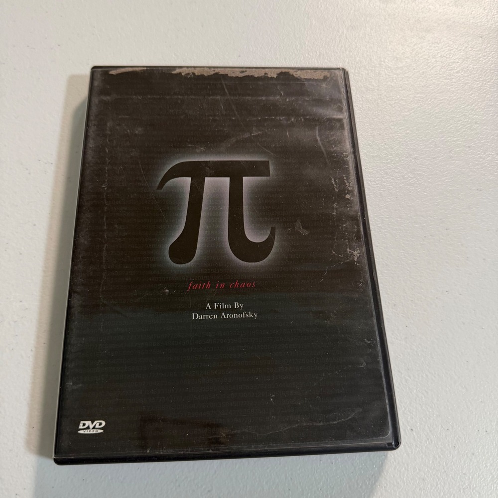 Pi Faith in Chaos DVD Darren Aronofsky Sci-Fi Thriller Widescreen Artisan 60494